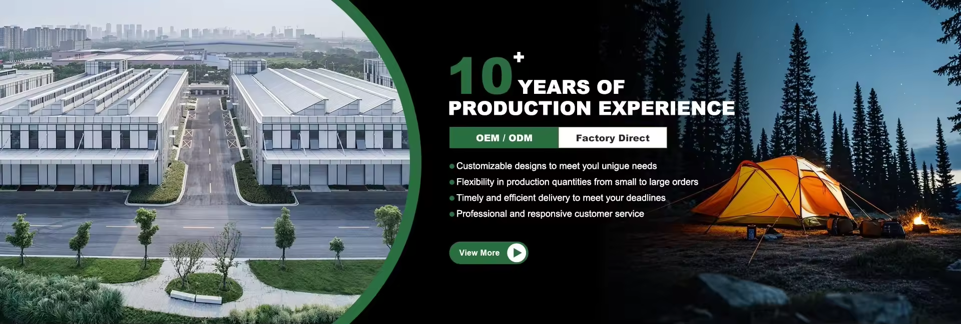 10+ Years of Production Experience - OEM/ODM Factory Direct