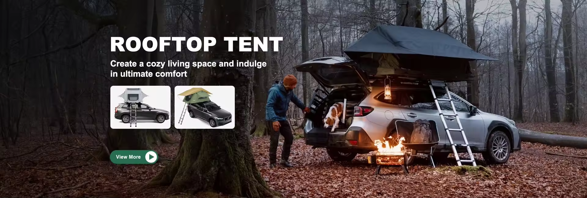 Rooftop Tent - Create a cozy living space