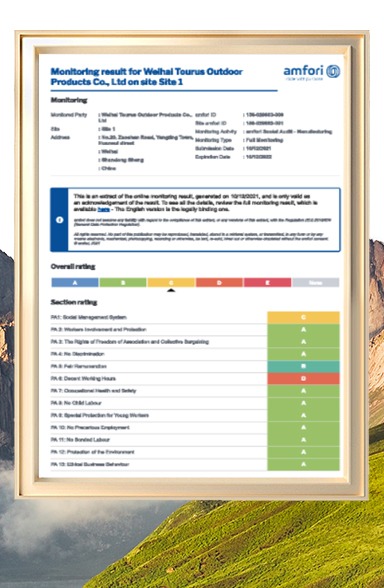 amfori BSCI Monitoring Result