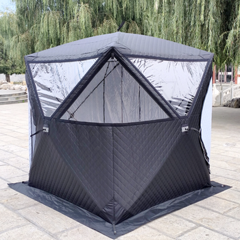 Wholesale 2026 New 210D Oxford Triple Layer Hub Ice Fishing Tent: OEM/ODM | Custom Color/Size/Logo | Factory Direct