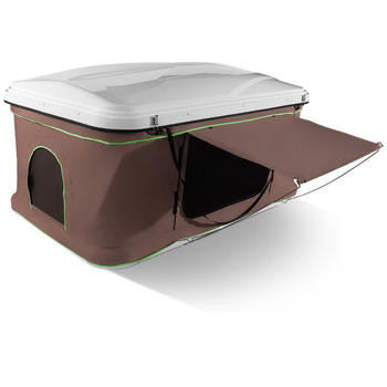 2-3 Person Hard Shell Roof Top Tent Oxford Fabric 3-Second Setup Double Layer All-Season Waterproof Windproof SUV Camping Road
