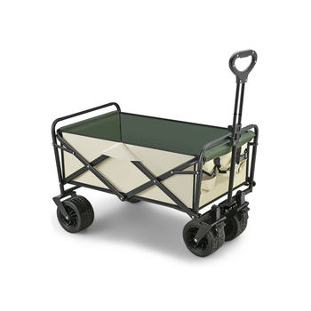 Wholesale OEM 10cm Tank Wheel Outdoor Foldable Steel Picnic Camping Daily Use Compact Design Durable 150L Capacity Cart